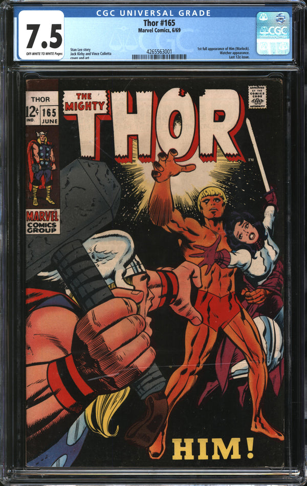 Thor (1966) #165 CGC 7.5 VF-
