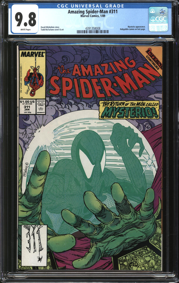 Amazing Spider-Man (1963) #311 CGC 9.8 NM/MT