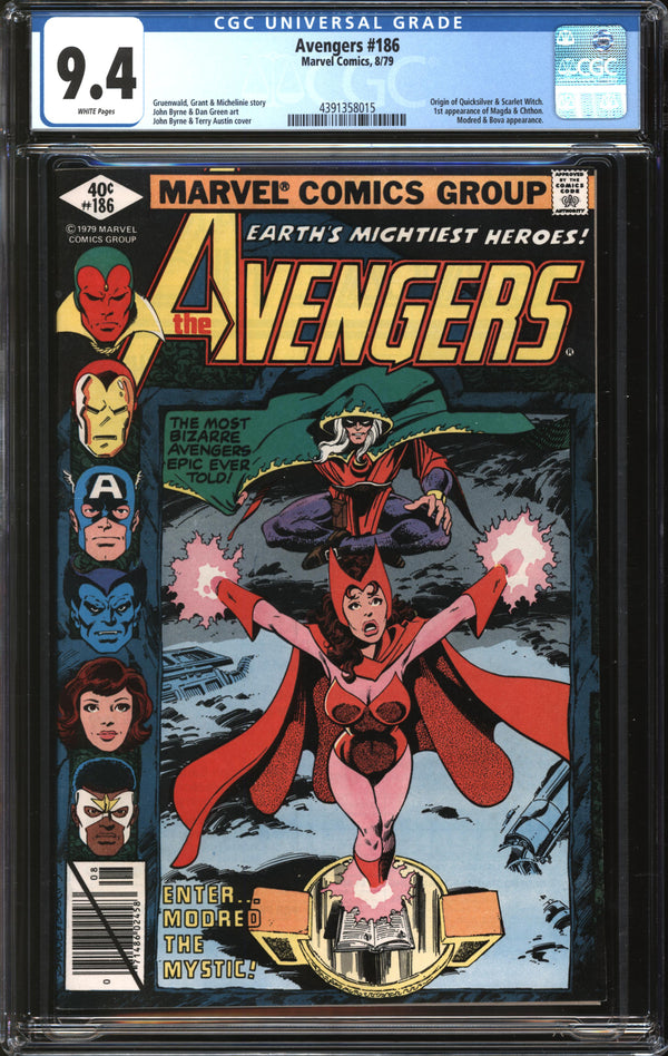Avengers (1963) #186 CGC 9.4 NM
