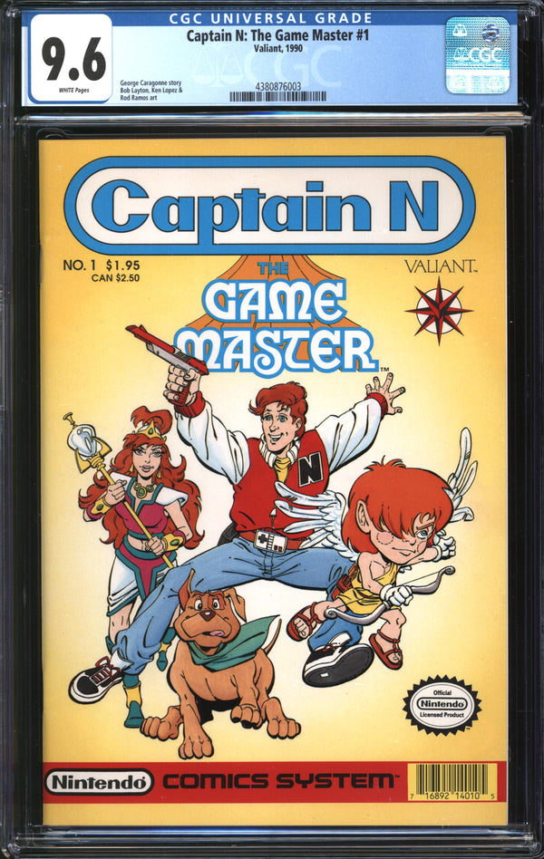 Captain N: The Game Master (1990) #1 CGC 9.6 NM+