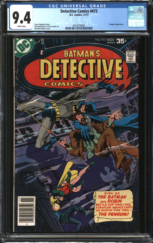 Detective Comics (1937) #473 CGC 9.4 NM