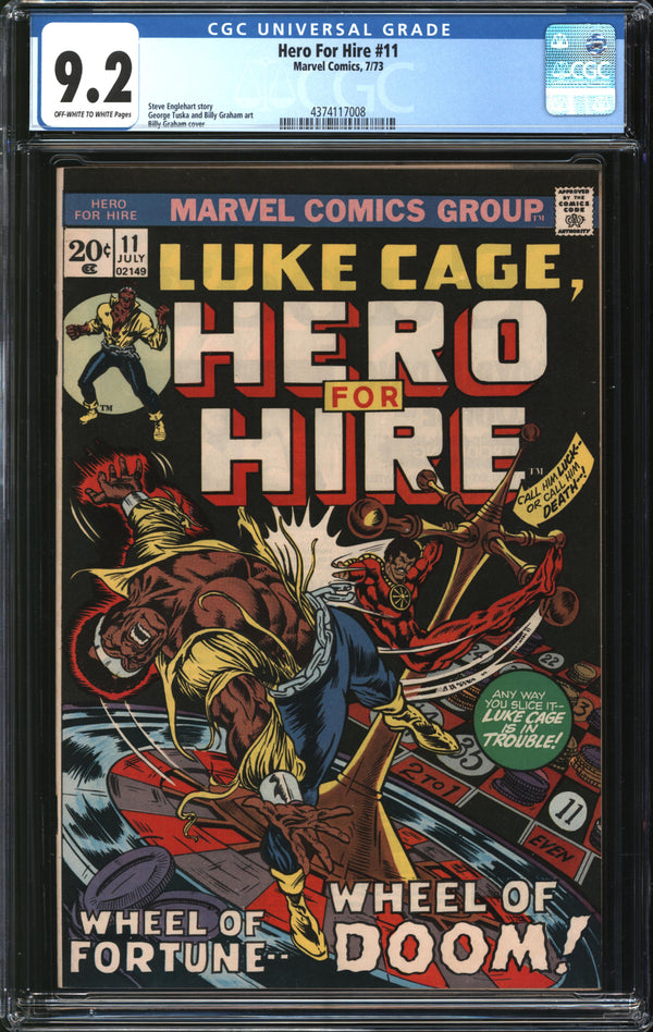 Hero For Hire (1972) #11 CGC 9.2 NM-