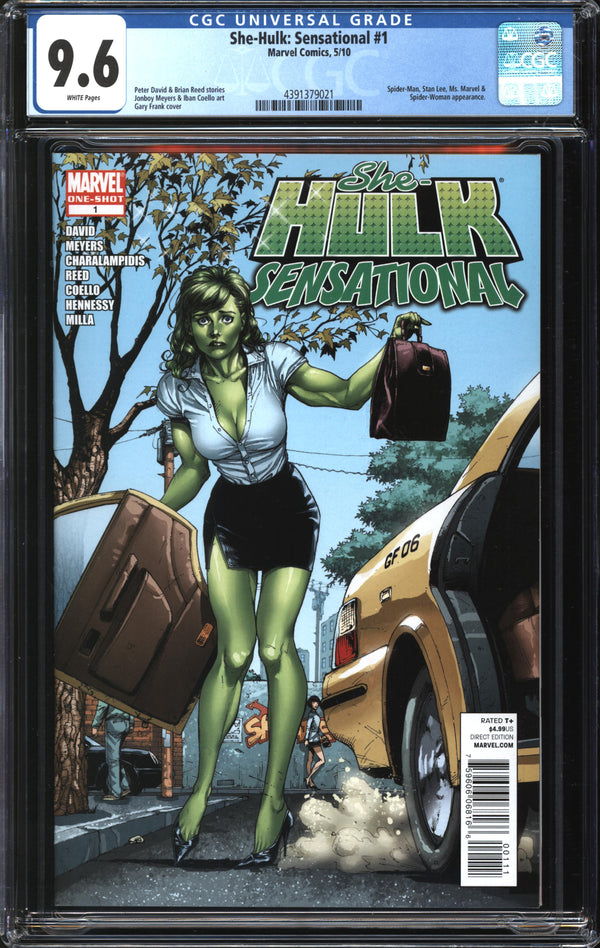 She-Hulk: Sensational (2010) #1 CGC 9.6 NM+