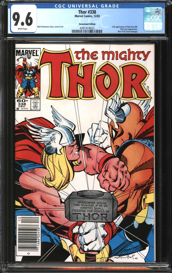 Thor (1966) #338 Newsstand Edition CGC 9.6 NM+