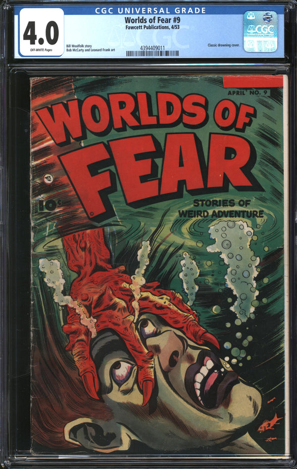 Worlds Of Fear (1952) #9 CGC 4.0 VG