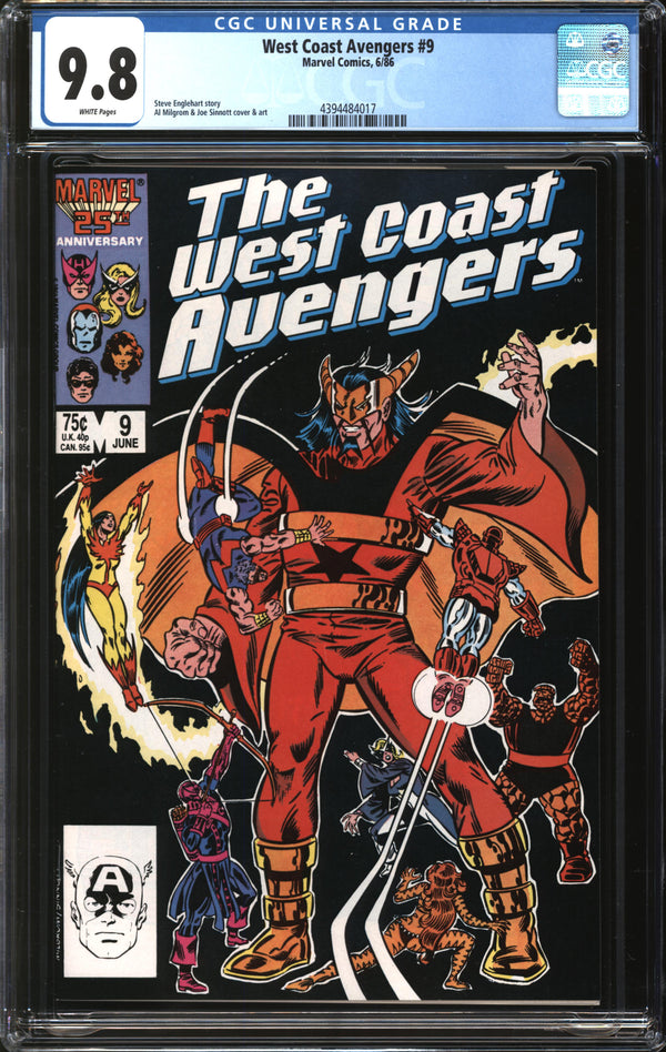 West Coast Avengers (1985) # 9 CGC 9.8 NM/MT