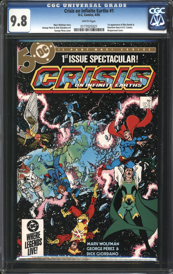 Crisis On Infinite Earths (1985) #1 CGC 9.8 NM/MT