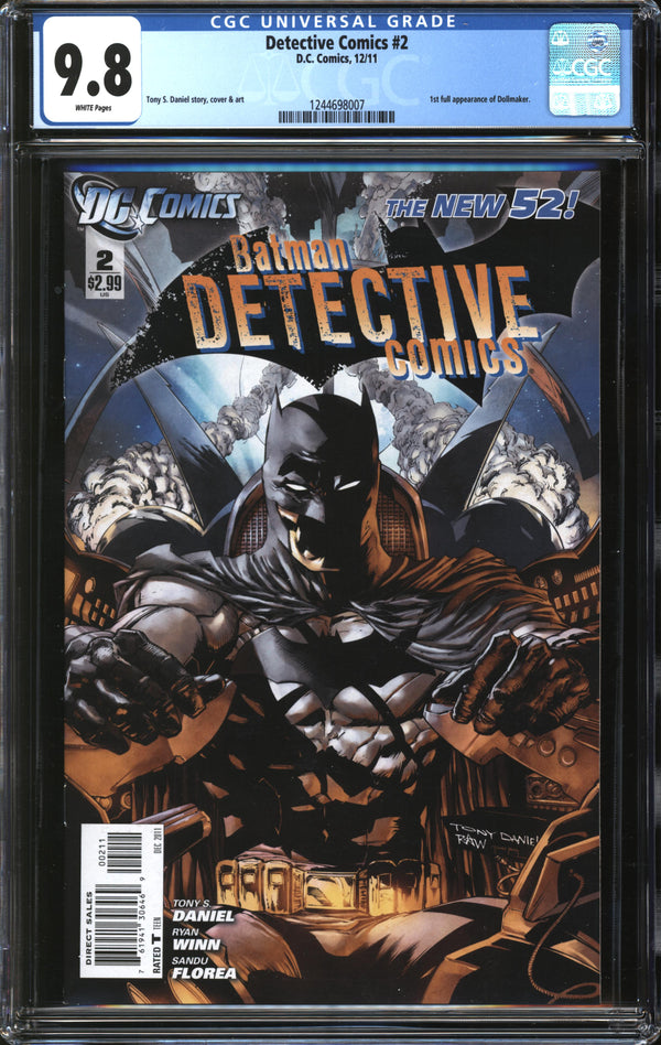 Detective Comics (2011) #2 CGC 9.8 NM/MT