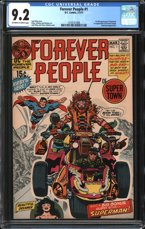 Forever People (1971) #1 CGC 9.2 NM-