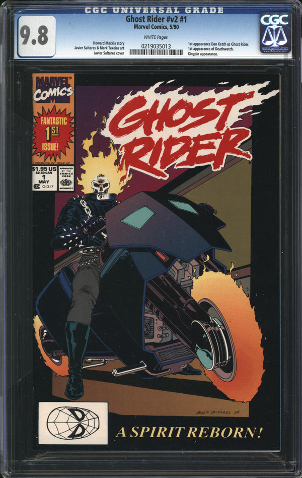 Ghost Rider (1990) # 1 CGC 9.8 NM/MT