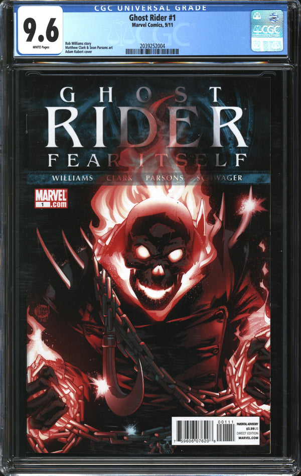 Ghost Rider (2011) # 1 CGC 9.6 NM+