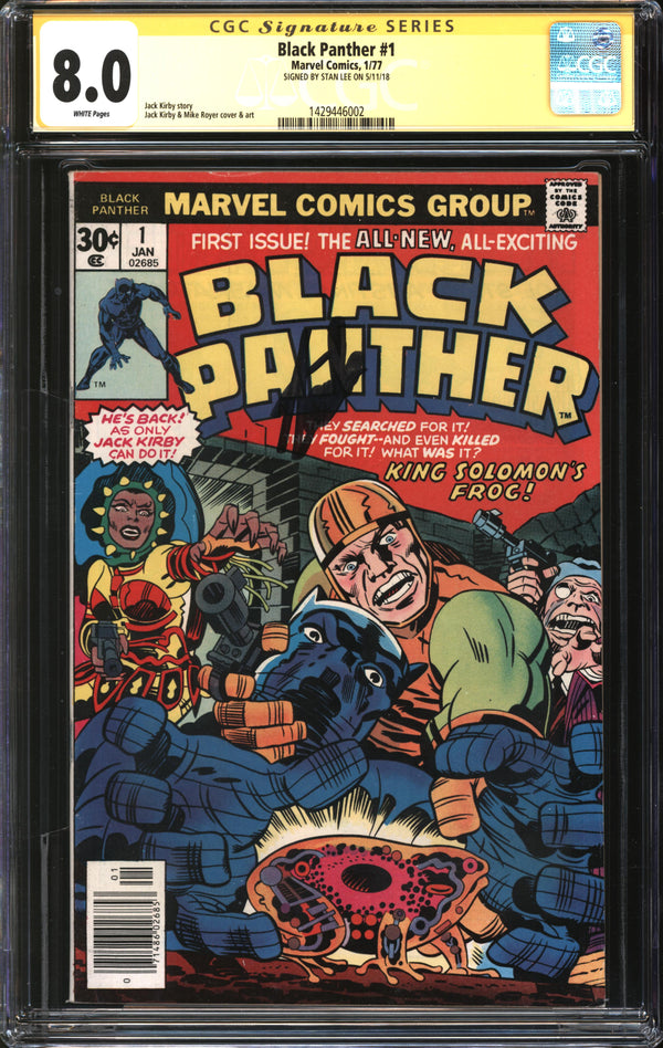 Black Panther (1977) #1 CGC Signature Series 8.0 VF