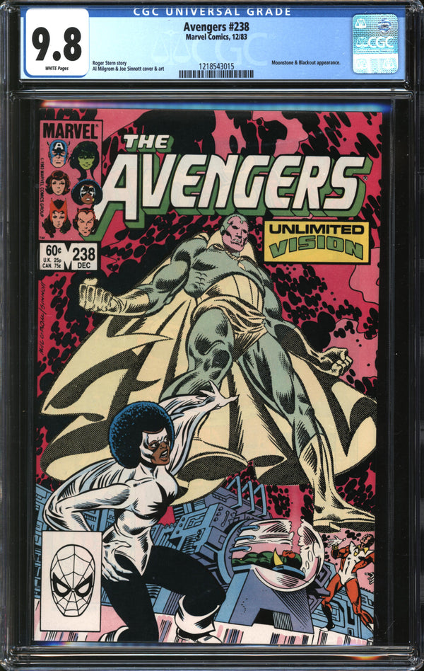 Avengers (1963) #238 CGC 9.8 NM/MT