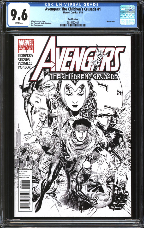 Avengers: The Children's Crusade (2010) #1 Third Printing CGC 9.6 NM+