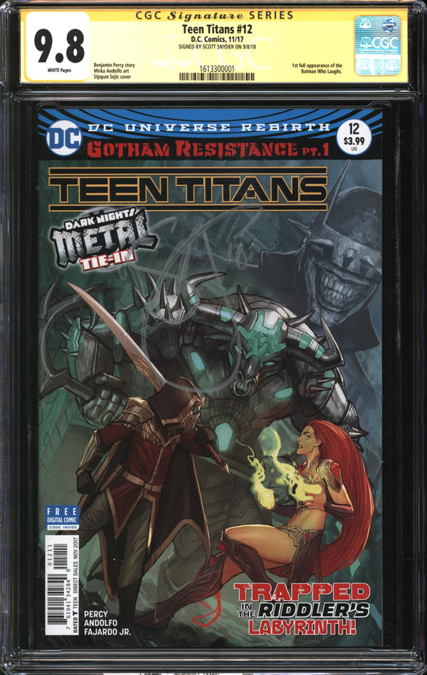 Teen Titans (2016) #12 CGC Signature Series 9.8 NM/MT