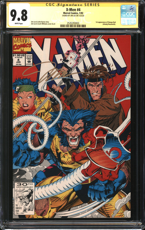 X-Men (1991) # 4 CGC Signature Series 9.8 NM/MT