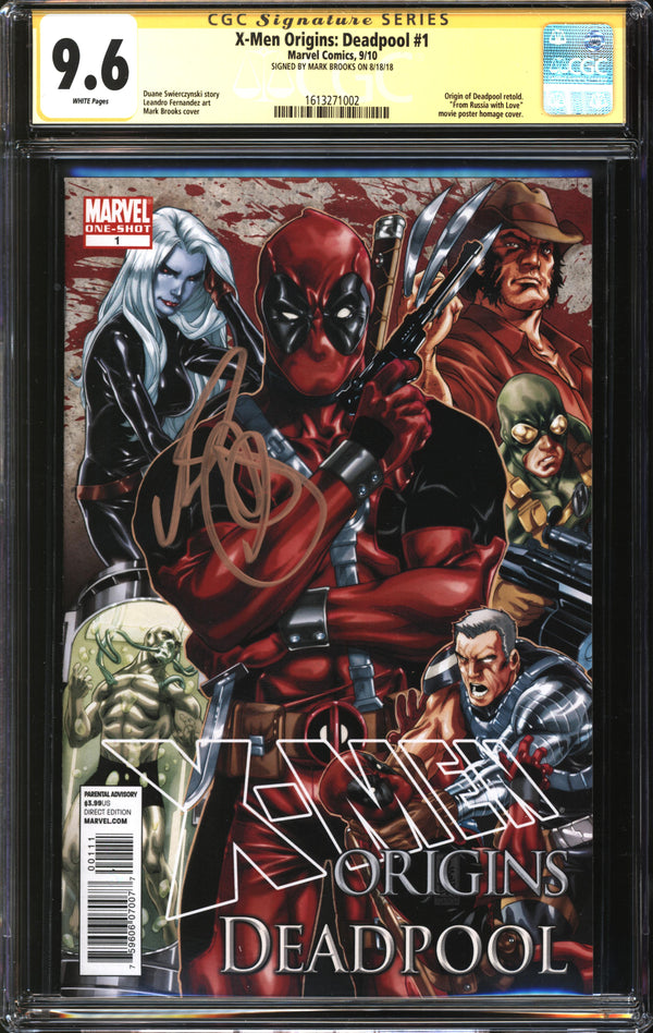 X-Men Origins: Deadpool (2010) #1 CGC Signature Series 9.6 NM+