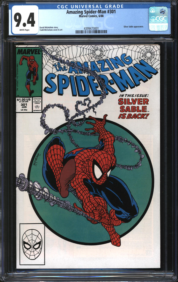 Amazing Spider-Man (1963) #301 CGC 9.4 NM