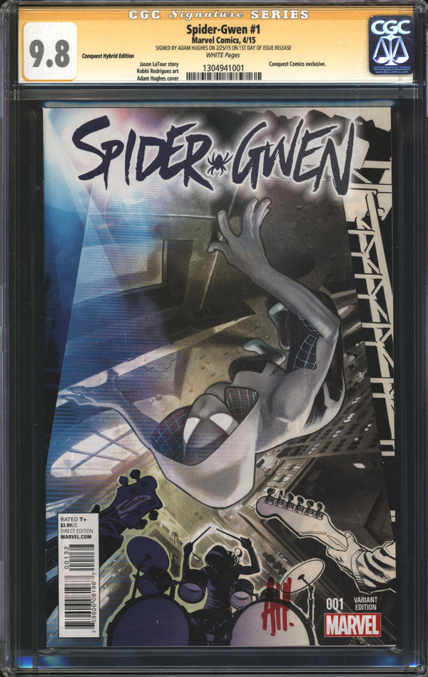 Spider-Gwen (2015) #1 Conquest Comics Hybrid Edition CGC Signature Series 9.8 NM/MT
