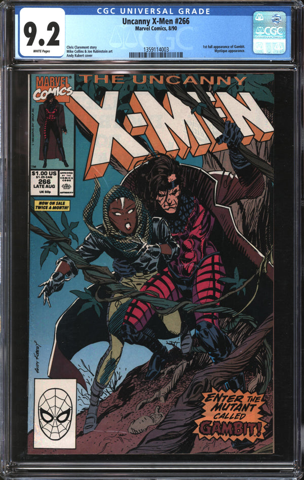 Uncanny X-Men (1981) #266 CGC 9.2 NM-