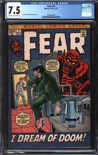 Fear (1970) # 7 CGC 7.5 VF-
