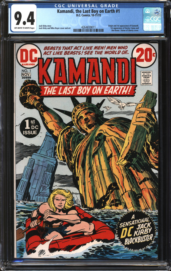 Kamandi, The Last Boy On Earth (1972) #1 CGC 9.4 NM