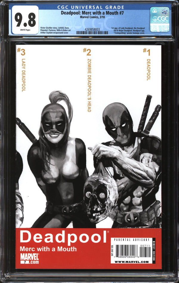Deadpool: Merc With A Mouth (2009) #7 CGC 9.8 NM/MT