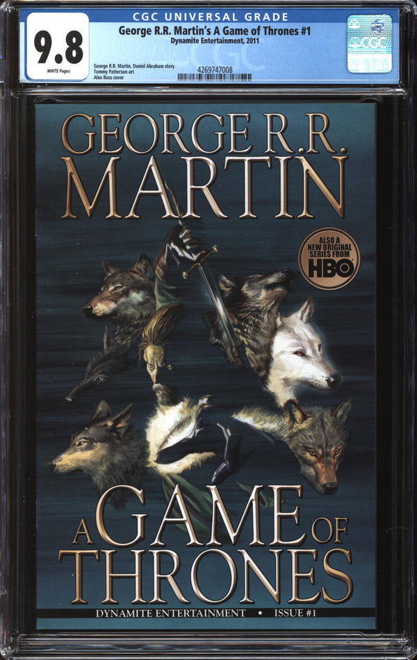 Game Of Thrones, A (2011) #1 CGC 9.8 NM/MT