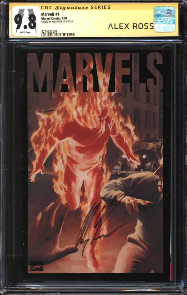 Marvels (1994) #1 CGC Signature Series 9.8 NM/MT