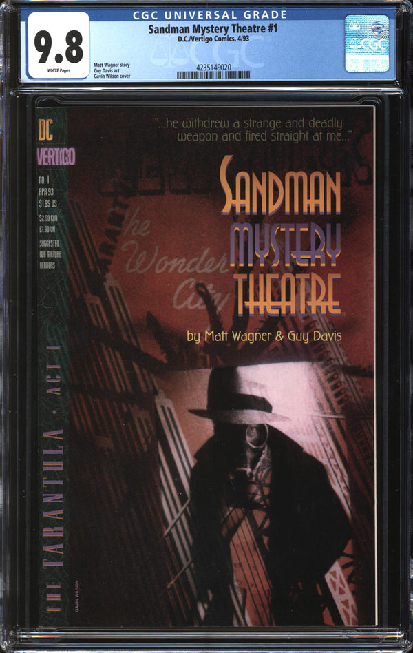 Sandman Mystery Theatre (1993) #1 CGC 9.8 NM/MT