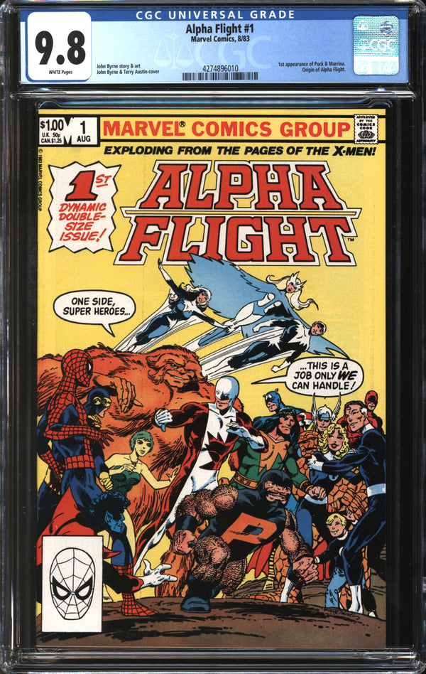 Alpha Flight (1983) #  1 CGC 9.8 NM/MT