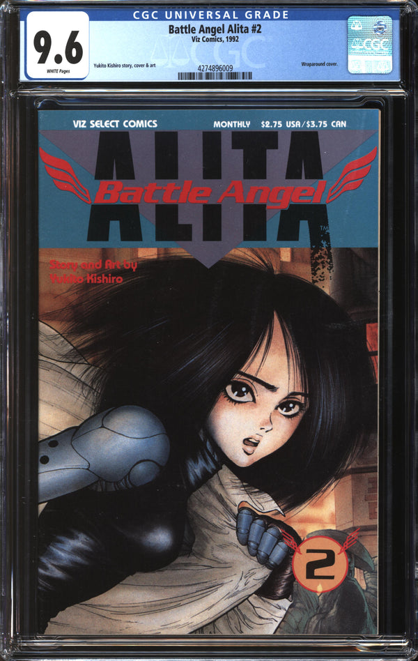 Battle Angel Alita (1992) #2 CGC 9.6 NM+