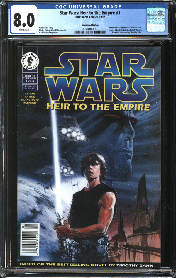 Star Wars: Heir To The Empire (1995) #1 Newsstand Edition CGC 8.0 VF
