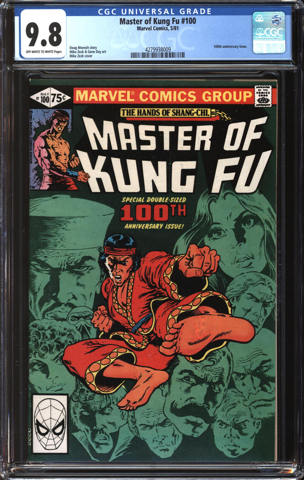 Master Of Kung Fu (1974) #100 CGC 9.8 NM/MT