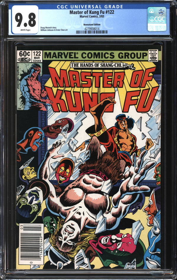 Master Of Kung Fu (1974) #122 Newsstand Edition CGC 9.8 NM/MT