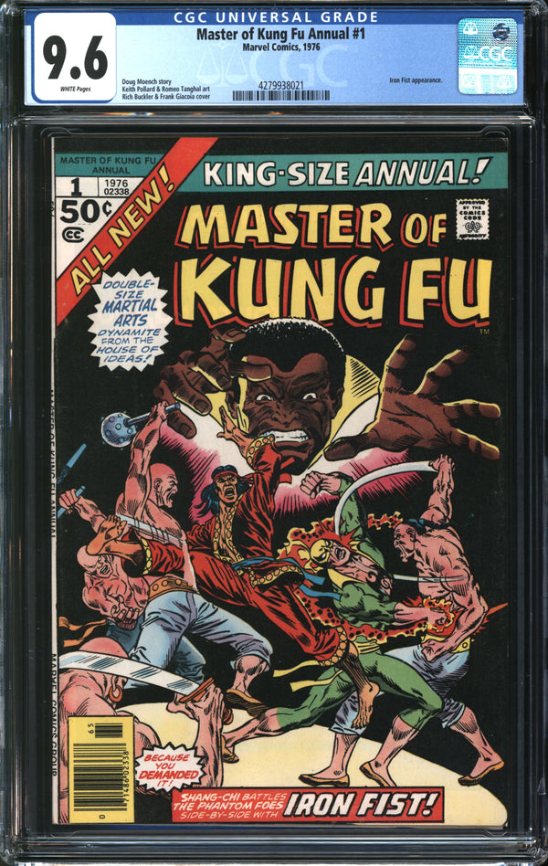 Master Of Kung Fu Annual (1976) #1 CGC 9.6 NM+