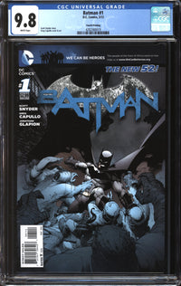 Batman (2011) # 1 Fourth Printing CGC 9.8 NM/MT