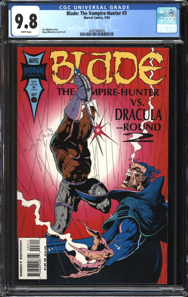 Blade: The Vampire-Hunter (1994) #3 CGC 9.8 NM/MT