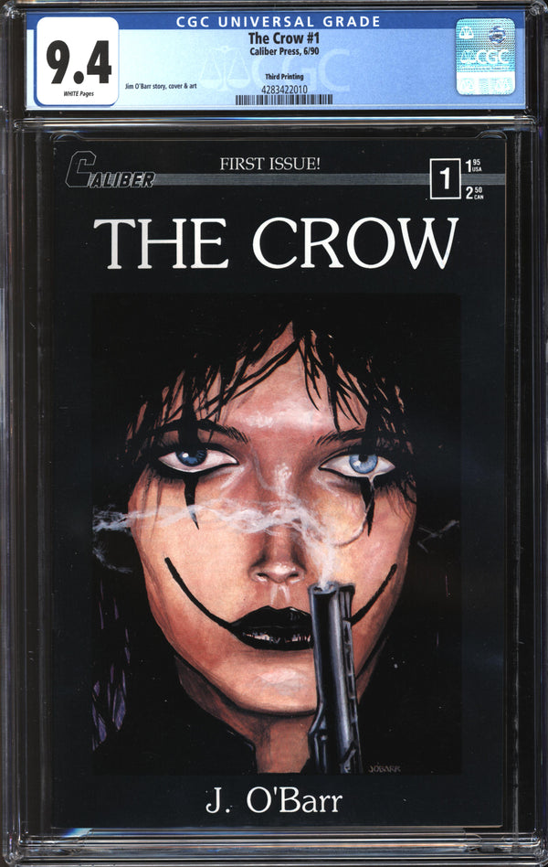 Crow, The (1989) #1 Third Printing CGC 9.4 NM