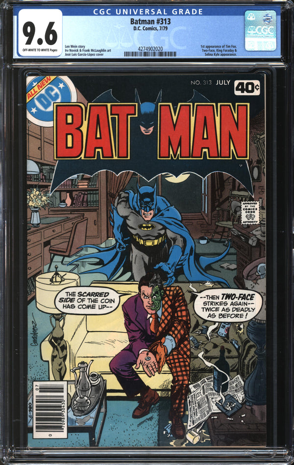 Batman (1940) #313 CGC 9.6 NM+