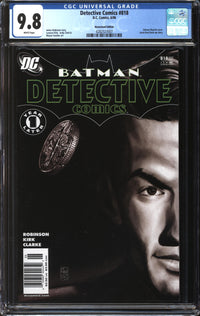 Detective Comics (1937) #818 Newsstand Edition CGC 9.8 NM/MT