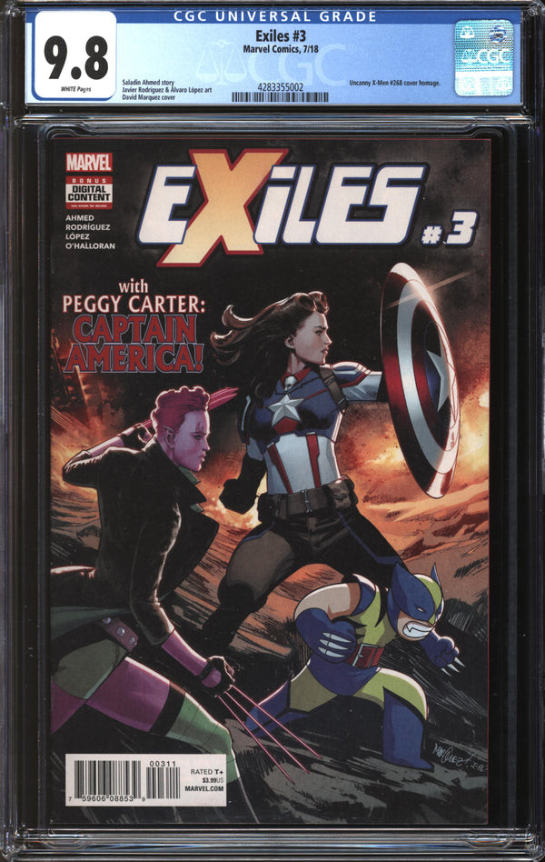 Exiles (2018) #3 CGC 9.8 NM/MT