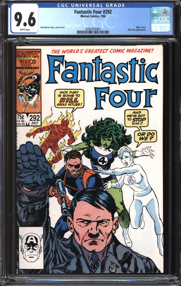 Fantastic Four (1961) #292 CGC 9.6 NM+