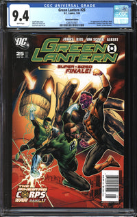 Green Lantern (2005) #25 Newsstand Edition CGC 9.4 NM