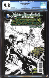 Green Lantern (2011) #20 Sketch Variant CGC 9.8 NM/MT