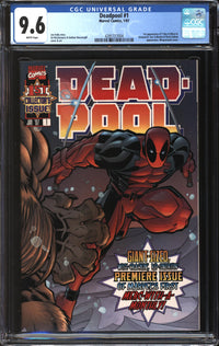 Deadpool (1997) # 1 CGC 9.6 NM+