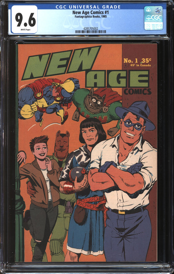 New Age Comics (1985) #1 CGC 9.6 NM+
