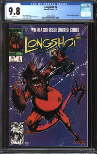 Longshot (1985) #5 CGC 9.8 NM/MT
