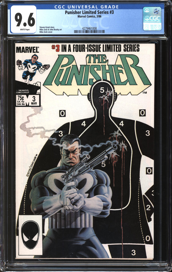 Punisher Limited Series (1986) #3 CGC 9.6 NM+