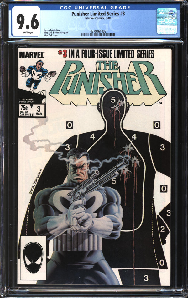 Punisher Limited Series (1986) #3 CGC 9.6 NM+
